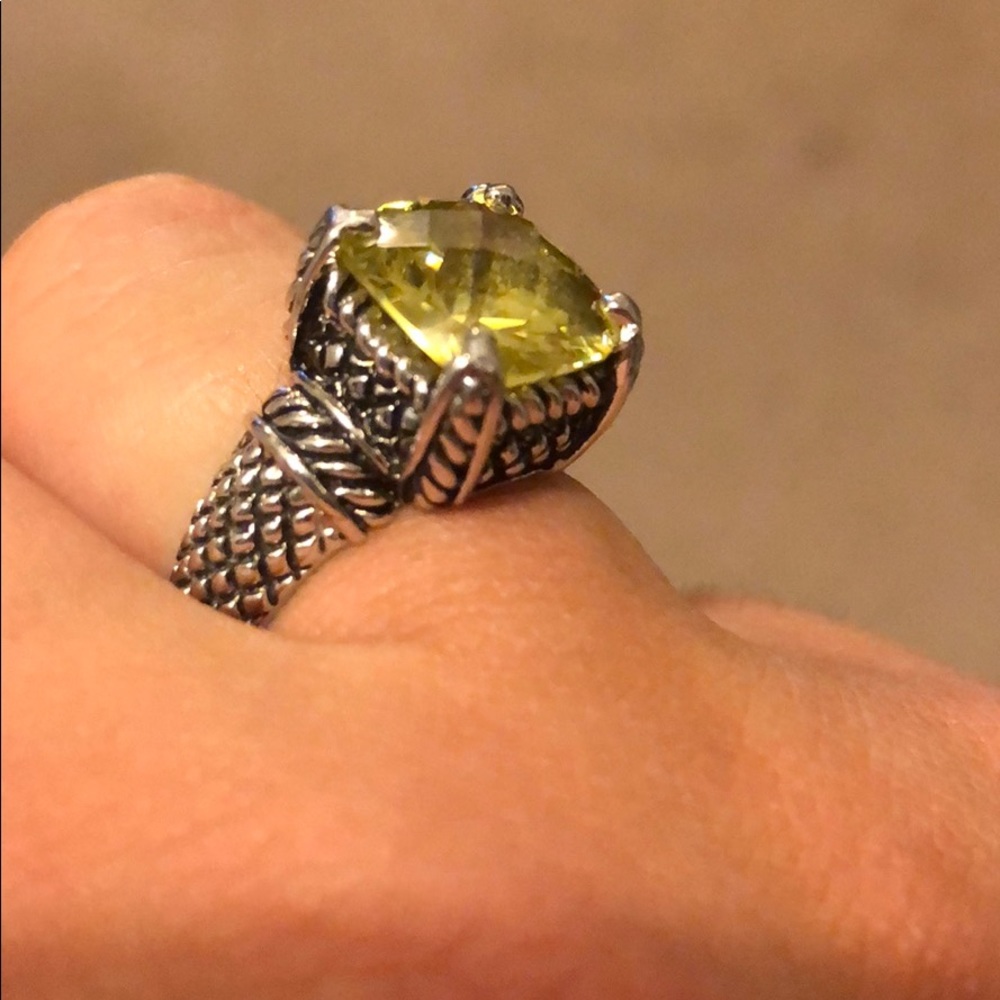 Premier Designs Citrine Ring Size 6